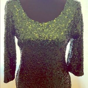 Green Sequin Party Dress